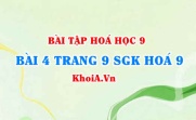 Bài 4 trang 9 SGK Hoá 9: Tính chất Hoá học của Canxi Oxit CaO